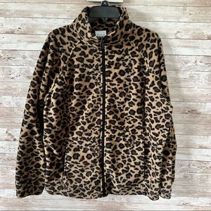 Columbia Leopard Fleece Jacket